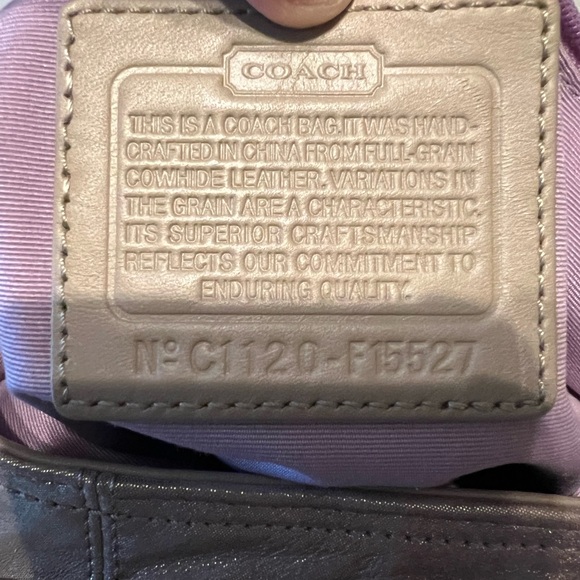 Coach Soho Lynn Metallic Shoulder Bag - Picture 13 of 16